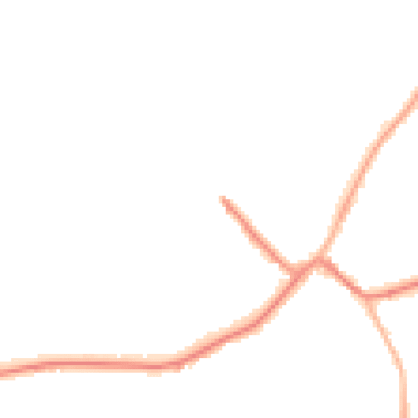Night-time road noise heatmap for WV6 8AS