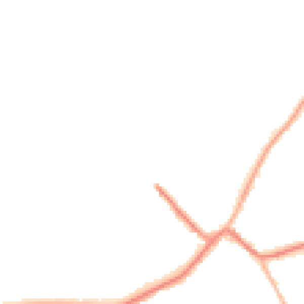Night-time road noise heatmap for WV6 8LZ