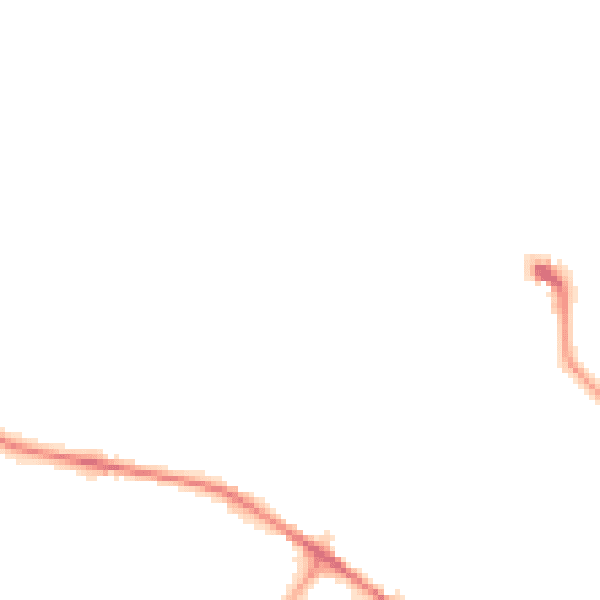 Night-time road noise heatmap for WV6 9AS