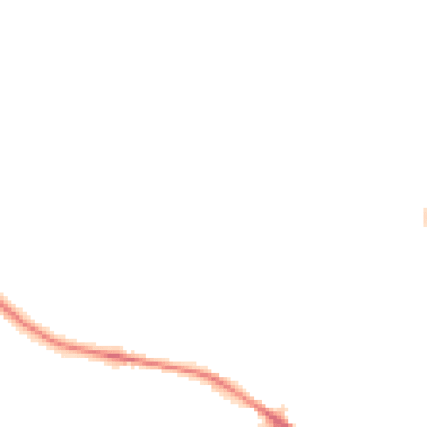 Night-time road noise heatmap for WV6 9AW