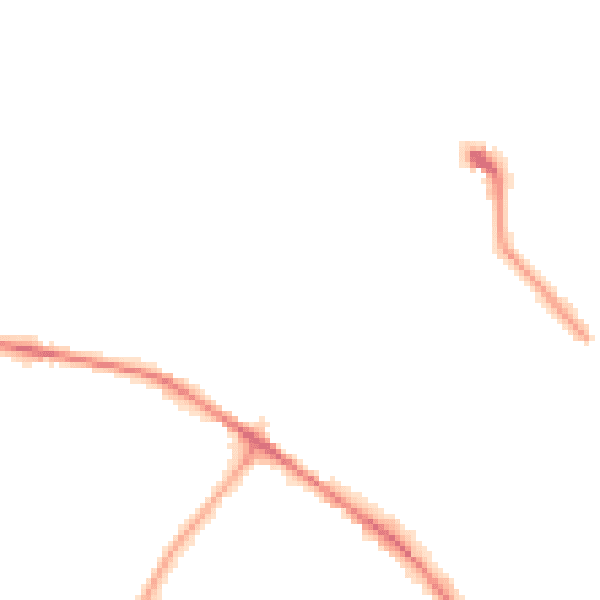 Night-time road noise heatmap for WV6 9LS