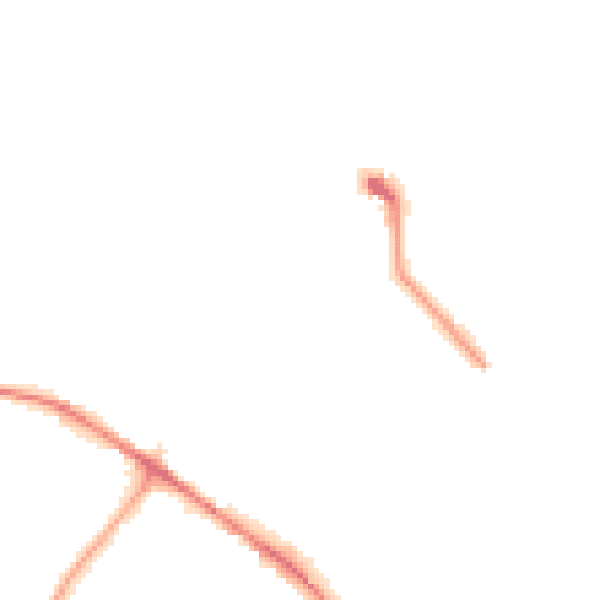 Night-time road noise heatmap for WV6 9LY