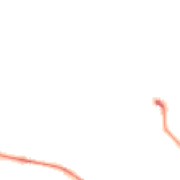 Night-time road noise heatmap for WV6 9PB