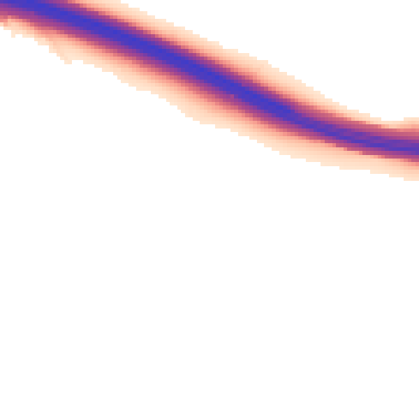 Night-time road noise heatmap for WV8 1QW