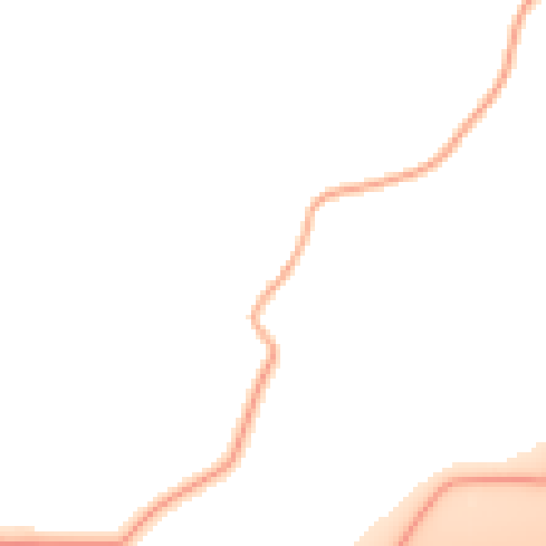 Daytime road noise heatmap for WV8 1QZ