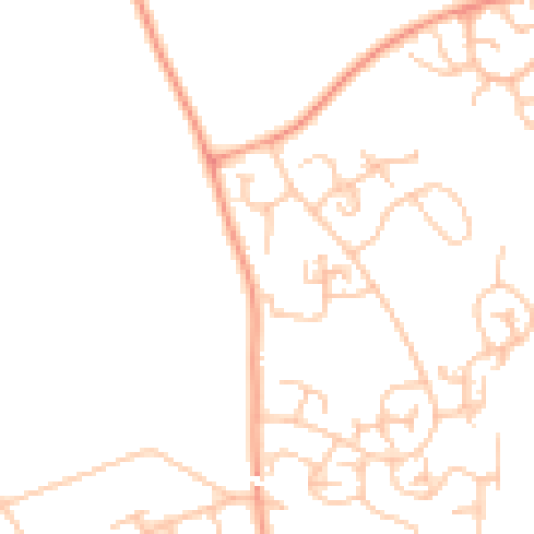 Daytime road noise heatmap for WV8 1UQ