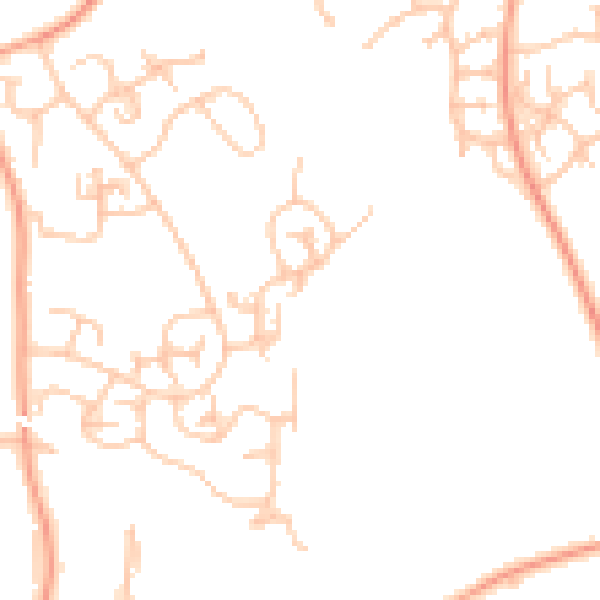 Daytime road noise heatmap for WV8 1XY