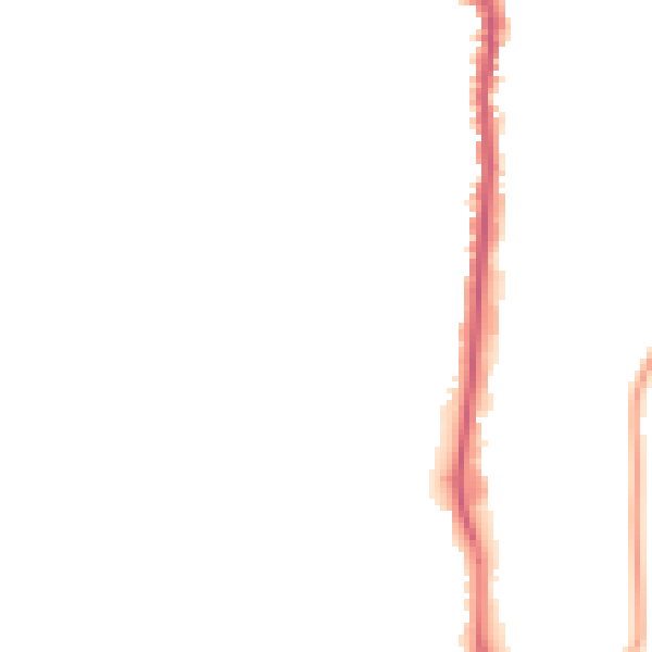 Night-time road noise heatmap for YO12 4BZ