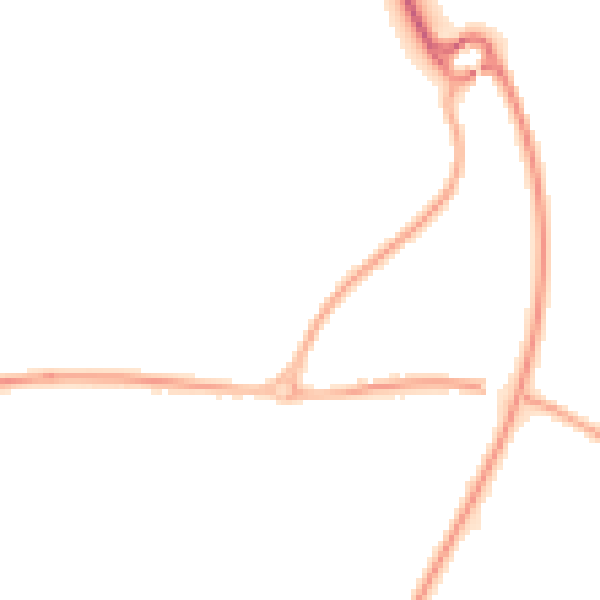 Night-time road noise heatmap for YO12 4JT