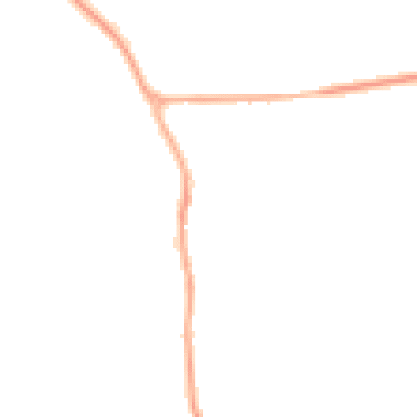 Night-time road noise heatmap for YO12 4QH