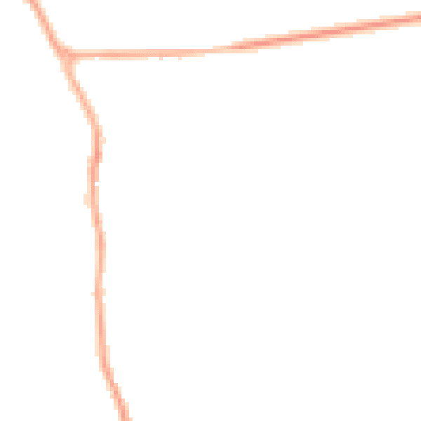 Night-time road noise heatmap for YO12 4QN