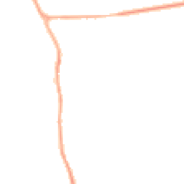 Night-time road noise heatmap for YO12 4QW