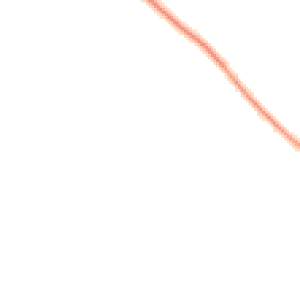 Night-time road noise heatmap for YO12 4RJ