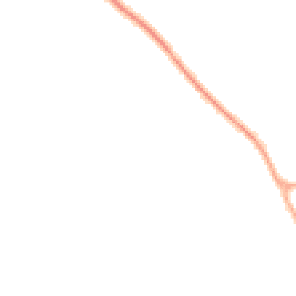 Night-time road noise heatmap for YO12 4RT