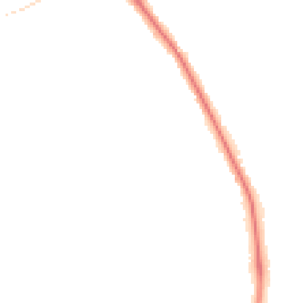 Night-time road noise heatmap for YO12 5HT