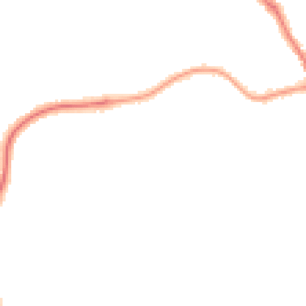 Night-time road noise heatmap for YO12 5LB