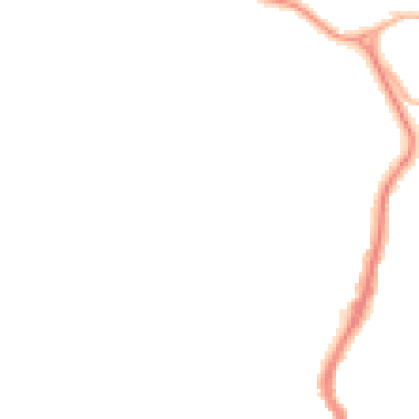 Night-time road noise heatmap for YO12 6AE
