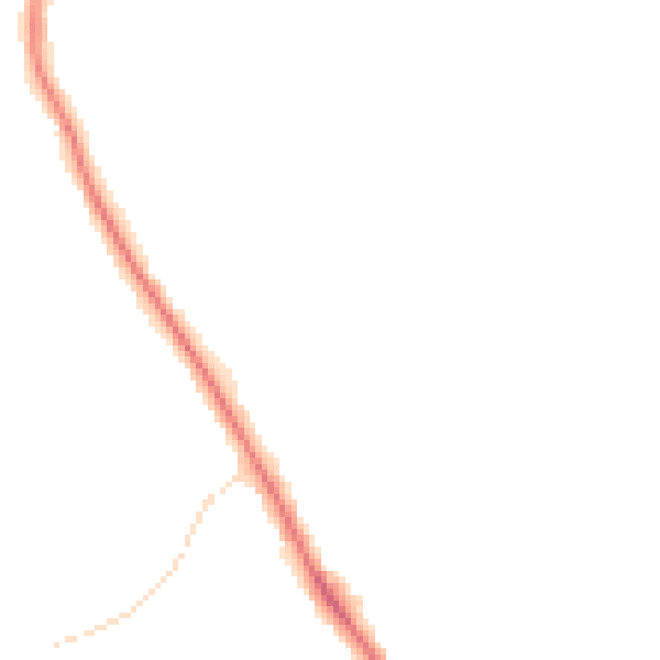 Night-time road noise heatmap for YO12 6UY