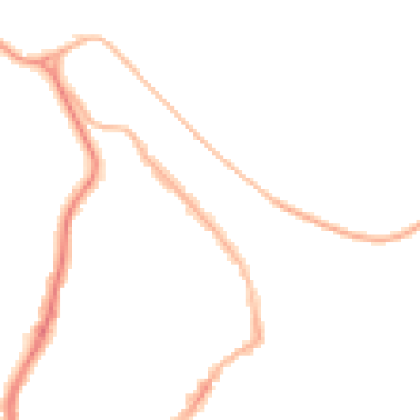 Night-time road noise heatmap for YO12 7HT