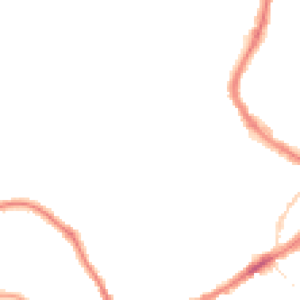 Night-time road noise heatmap for YO12 7RU