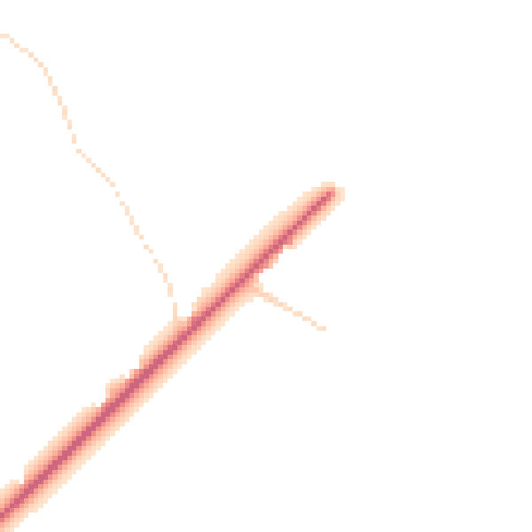 Daytime road noise heatmap for YO15 1BL