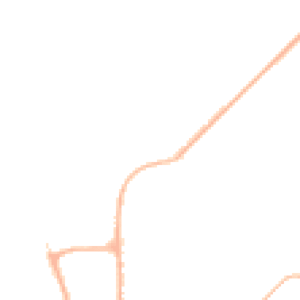 Night-time road noise heatmap for YO15 1DA