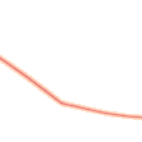 Daytime road noise heatmap for YO15 1DJ