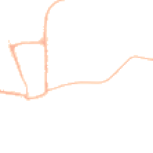 Night-time road noise heatmap for YO15 1NP