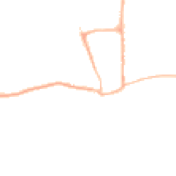 Night-time road noise heatmap for YO15 1PW