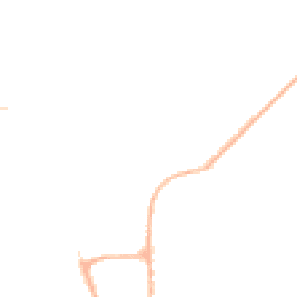 Night-time road noise heatmap for YO15 1QN