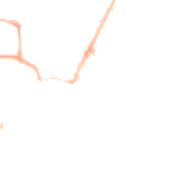 Night-time road noise heatmap for YO15 2NP