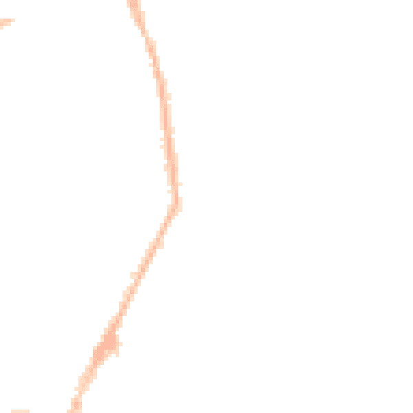 Night-time road noise heatmap for YO15 2PN
