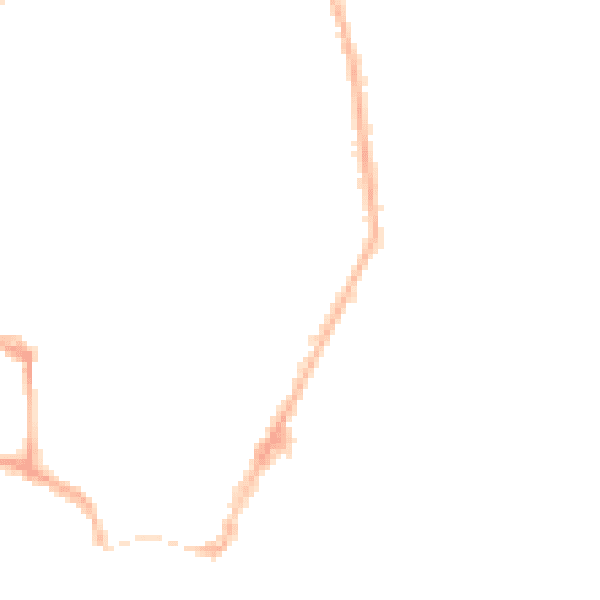 Night-time road noise heatmap for YO15 2QP