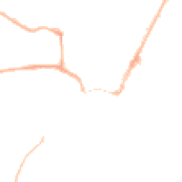 Night-time road noise heatmap for YO15 3AH