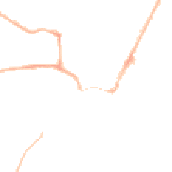 Night-time road noise heatmap for YO15 3AJ