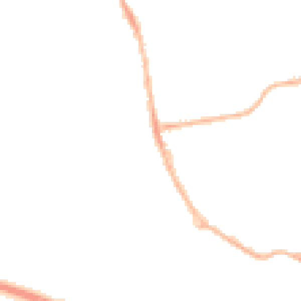 Night-time road noise heatmap for YO16 4HW