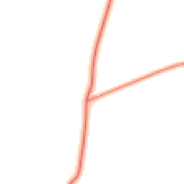 Daytime road noise heatmap for YO16 6WN