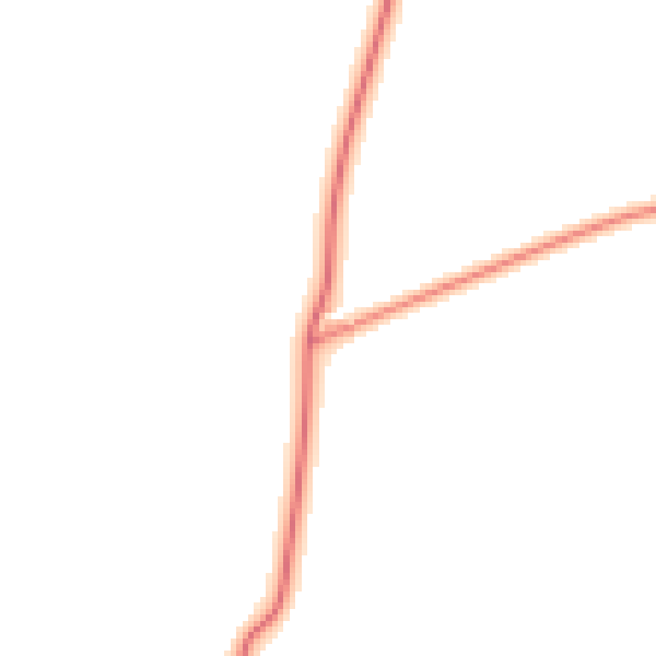 Daytime road noise heatmap for YO16 6XQ