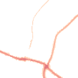 Night-time road noise heatmap for YO18 7AY