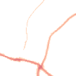 Night-time road noise heatmap for YO18 7AZ