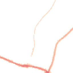 Night-time road noise heatmap for YO18 7BA