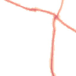 Night-time road noise heatmap for YO18 7DB