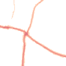 Night-time road noise heatmap for YO18 7DD