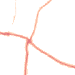 Night-time road noise heatmap for YO18 7DE