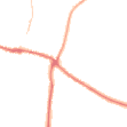 Night-time road noise heatmap for YO18 7DP