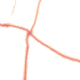 Night-time road noise heatmap for YO18 7DU
