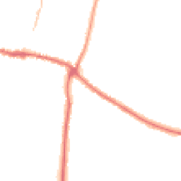 Night-time road noise heatmap for YO18 7DW