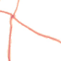 Night-time road noise heatmap for YO18 7DY