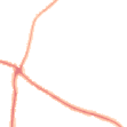 Night-time road noise heatmap for YO18 7JH