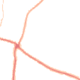 Night-time road noise heatmap for YO18 7JU